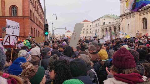 Demo gegen Rechts